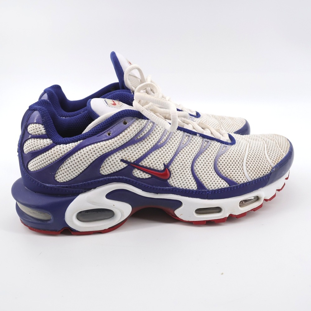 Nike Air Max Plus‎ CJ9928-100 Sneakers Blue White Mens 8.5 No Insoles
